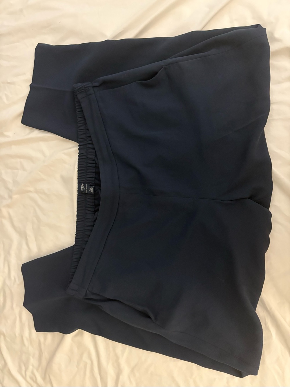 J. Crew Factory Navy Jamie Cropped Pull-On Pants